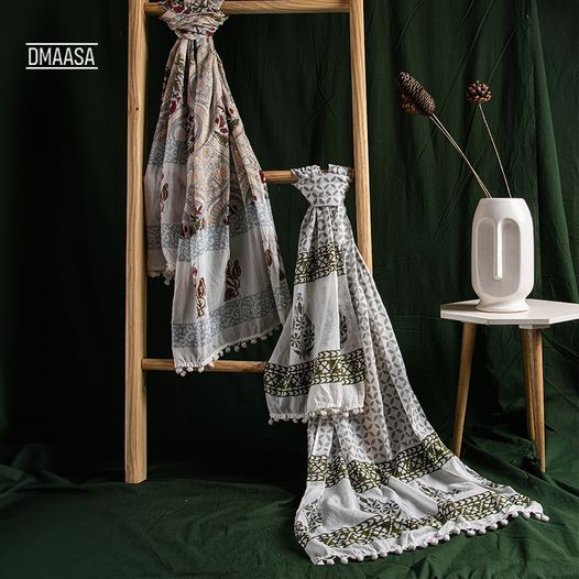 Enhance Your Wardrobe with Premium Cotton Silk Stoles for Women